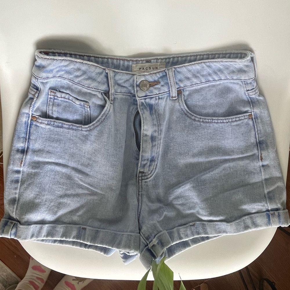 PacSun Light Wash Jean Shorts